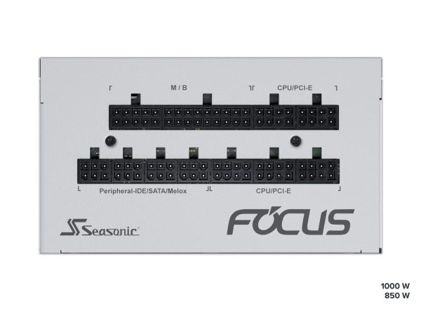Seasonic FOCUS GX-850 White 850W ATX 3.0 Gold Modular PSU - Image 5