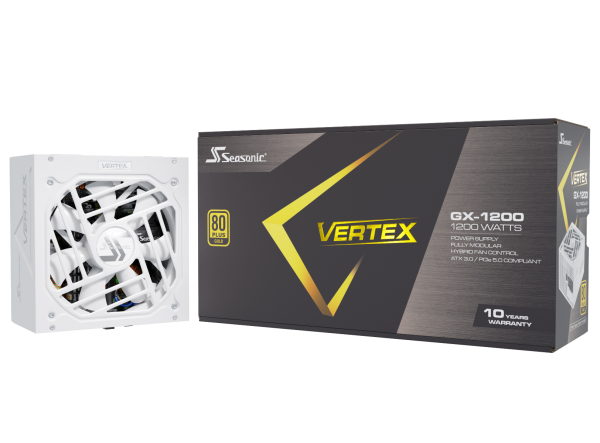 Seasonic VERTEX GX-1200 White 1200W ATX 3.0 Gold Modular PSU - Image 9