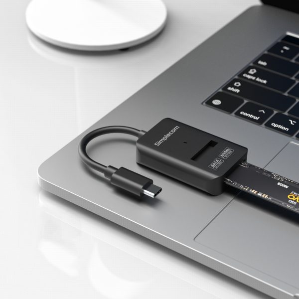 Simplecom SA506 NVMe / SATA Dual Protocol M.2 SSD to USB-C Adapter Converter USB 3.2 Gen 2 10Gbps - Image 5