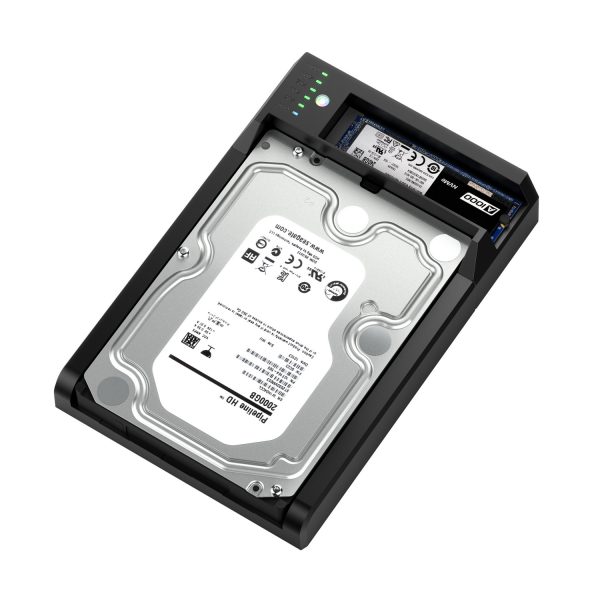 Simplecom SD570 NVMe M.2 + SATA HDD and SSD Dual Bay Docking Station USB 3.2 Gen 2 10Gbps Offline Clone - Image 5