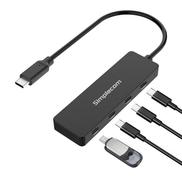 Simplecom CH384 USB-C to 4-Port USB-C Data Hub USB 3.2 Gen 2 10Gbps - Image 2