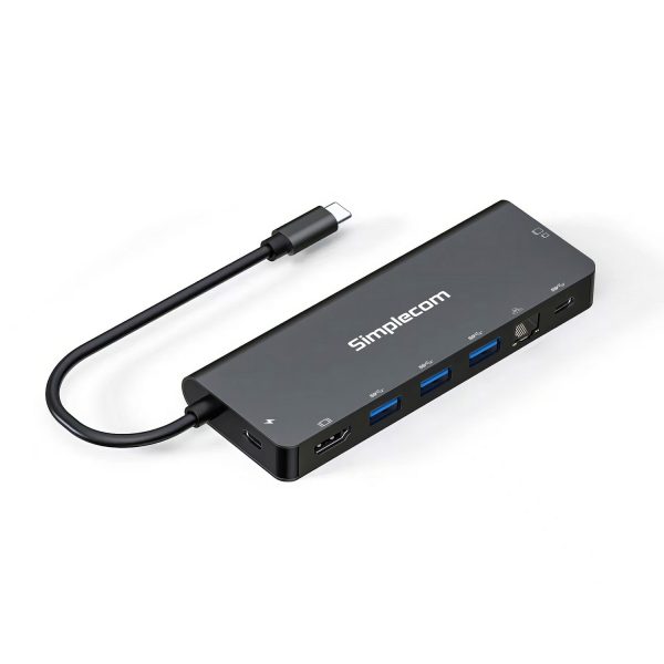Simplecom CHT590 USB-C SuperSpeed 9-in-1 Multiport Docking Station HDMI 2.0 - Image 2