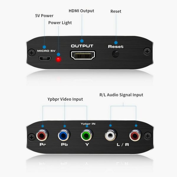 Simplecom CM505v3 Component (YPbPr + Stereo R/L) to HDMI Converter Full HD 1080p - Image 2