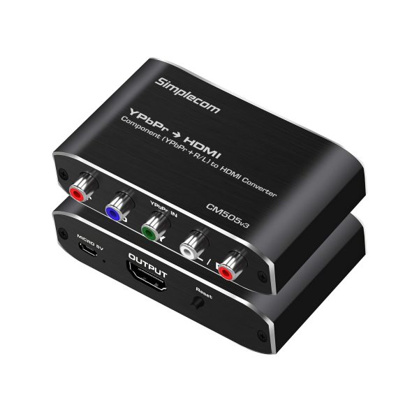 Simplecom CM505v3 Component (YPbPr + Stereo R/L) to HDMI Converter Full HD 1080p - Image 3