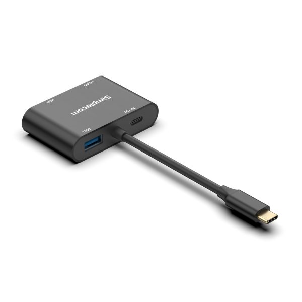 Simplecom DA440 4-in-1 USB-C Multiport Adapter with Power Delivery USB 3.0 VGA HDMI - Image 3