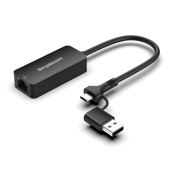 Simplecom NU405C SuperSpeed USB-C and USB-A to 2.5G Ethernet Network Adapter 2.5Gbps LAN - Image 4