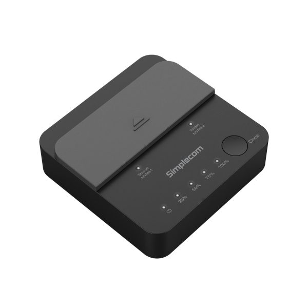 Simplecom SD550v2 USB 3.2 Gen2x2 to Dual Bay NVMe M.2 SSD Docking Station Duplicator Offline Clone - Image 2