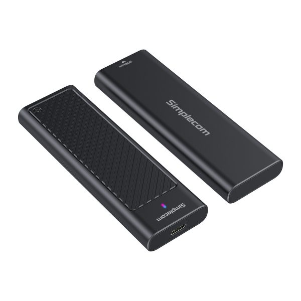 Simplecom SE538 M.2 SSD to USB 3.2 Gen 2x2 USB-C Enclosure 20Gbps NVMe SATA Dual Protocol - Image 2