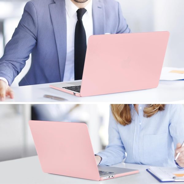 15 inch Air 2023 MacBook Air Matte Case  A2941 M2 Chip Hard Shell Case Keyboard Cover Sold Pink - Image 6
