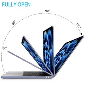 15 inch Air 2023 MacBook Air Matte Case  A2941 M2 Chip Hard Shell Case Keyboard Cover - Image 5