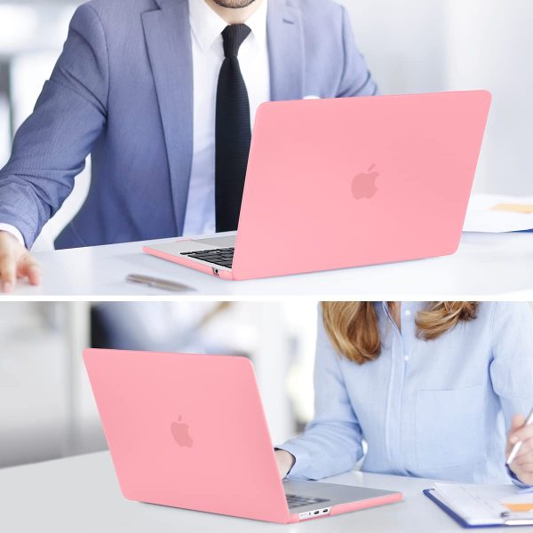 15 inch Air 2023 MacBook Air Matte Case  A2941 M2 Chip Hard Shell Case Keyboard Cover Pink - Image 6