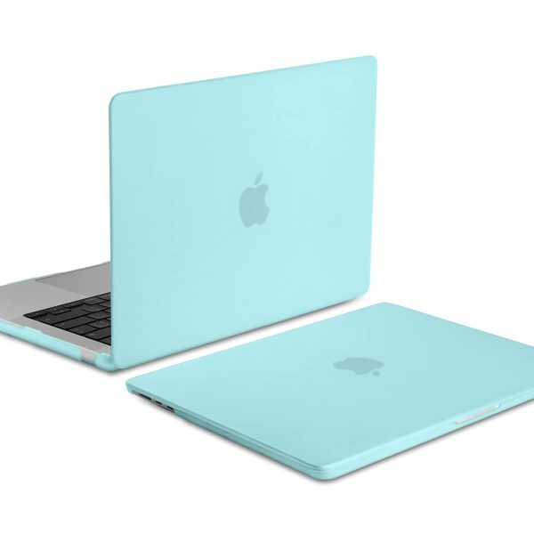 15 inch Air 2023 MacBook Air Matte Case  A2941 M2 Chip Hard Shell Case Keyboard Cover Sky Blue - Image 5