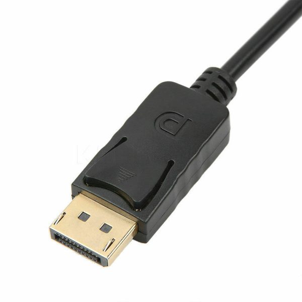 1.8m DisplayPort Display Port DP Gold to HDMI Male Video Audio Converter Cable - Image 4