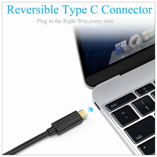 1.8M USB Type C USB-C Thunderbolt 3 to HDMI Cable Male to Male Converter - Image 3