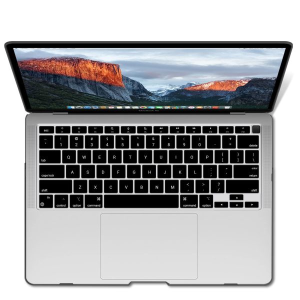 MacBook Air 13 Inch Case 2020 2019 2018, A1932, A2179,A2337 Shell Case Keyboard Cover Black - Image 8