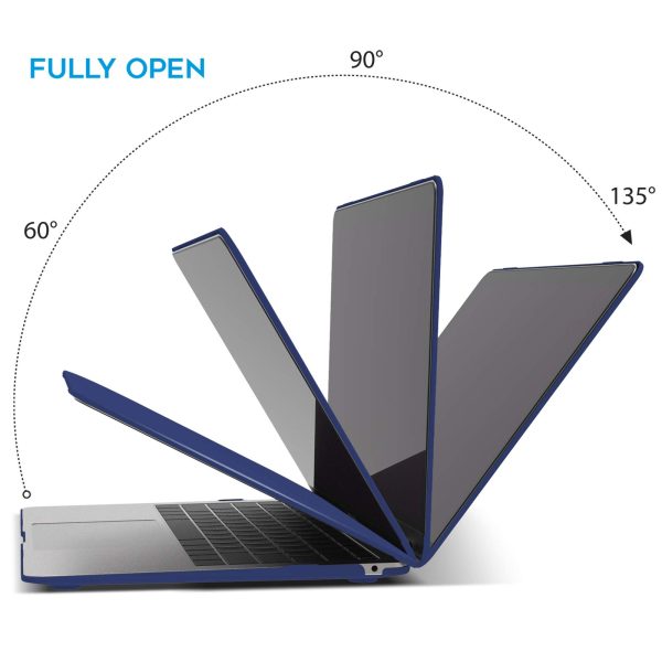 MacBook Air 13 Inch Case 2020 2019 2018, A1932, A2179,A2337 Shell Case Keyboard Cover Blue - Image 6