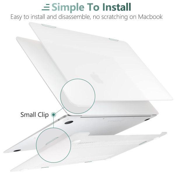 MacBook Air 13 Inch Case 2020 2019 2018, A1932, A2179, A2337 Shell Case Keyboard Cover Clear - Image 8