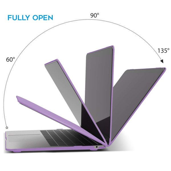 MacBook Air 13 Inch Case 2020 2019 2018, A1932, A2179, A2337 Shell Case Keyboard Cover Purple - Image 6