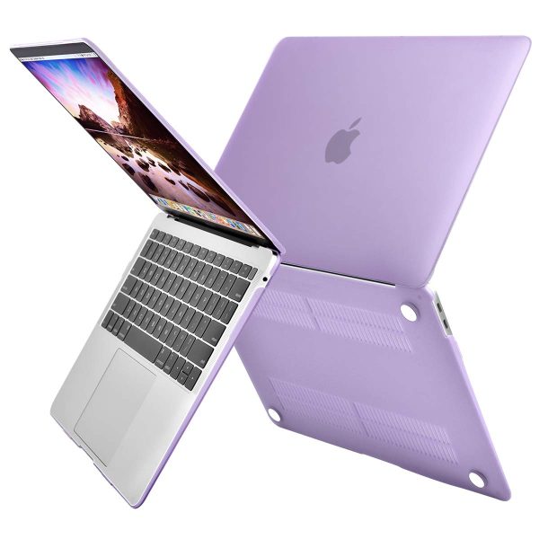 MacBook Air 13 Inch Case 2020 2019 2018, A1932, A2179, A2337 Shell Case Keyboard Cover Purple - Image 7