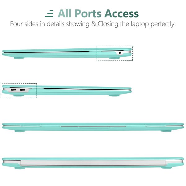 MacBook Air 13 Inch Case 2020 2019 2018, A1932, A2179, A2337 Shell Case Keyboard Cover tiffany blue - Image 8