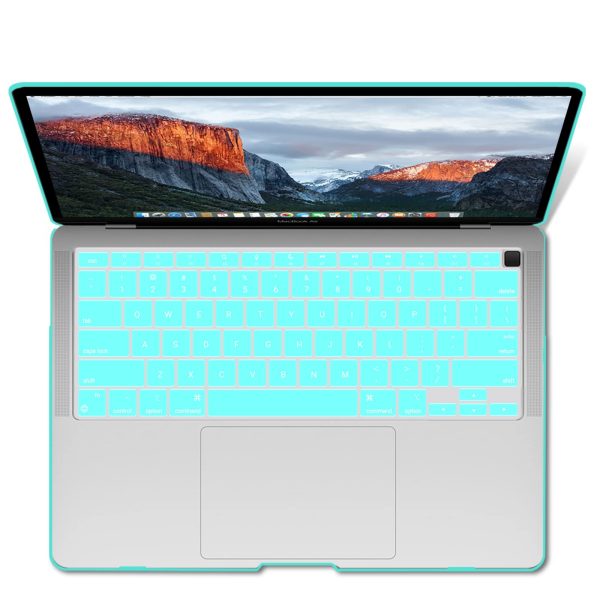 MacBook Air 13 Inch Case 2020 2019 2018, A1932, A2179, A2337 Shell Case Keyboard Cover tiffany blue - Image 9