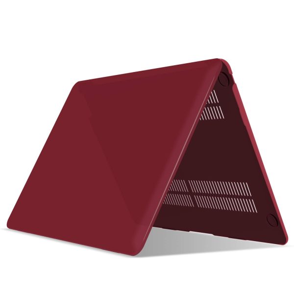 MacBook Air 13 Inch Case 2020 2019 2018, A1932, A2179,A2337 Shell Case Keyboard Cover Wine Red - Image 5