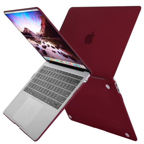 MacBook Air 13 Inch Case 2020 2019 2018, A1932, A2179,A2337 Shell Case Keyboard Cover Wine Red - Image 7