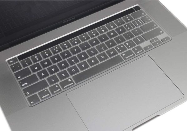 MacBook Pro 16 inch 2020 Release A2141 Matte Shell Case Keyboard Cover Touch Bar Clear - Image 4