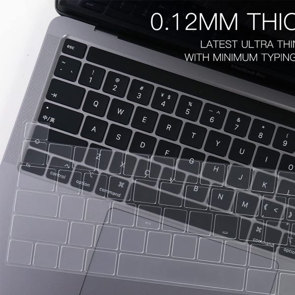 Keyboard Cover Skin For MacBook Pro 13 Pro 16 A2338 A2289 A2251 A2141 M1 M2 2020 to 2023 Clear - Image 7