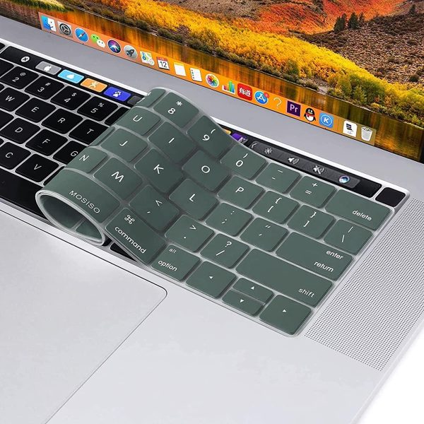 Keyboard Cover Skin For MacBook Pro 13 Pro 16 A2338 A2289 A2251 A2141 M1 M2 2020 to 2023 Dgreen - Image 4