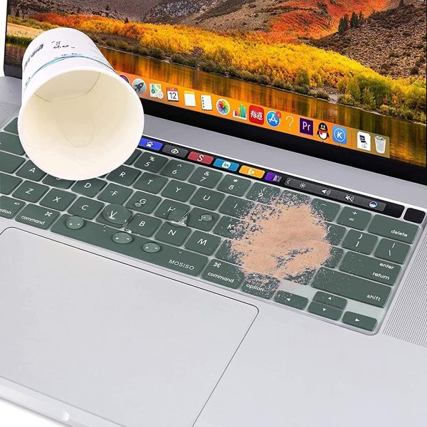 Keyboard Cover Skin For MacBook Pro 13 Pro 16 A2338 A2289 A2251 A2141 M1 M2 2020 to 2023 Dgreen - Image 5