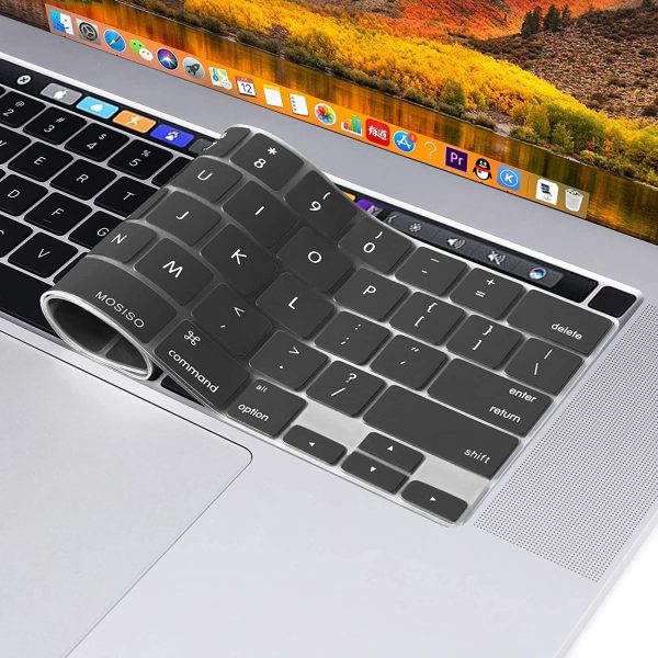 Keyboard Cover Skin For MacBook Pro 13 Pro 16 A2338 A2289 A2251 A2141 M1 M2 2020 to 2023 Grey - Image 3
