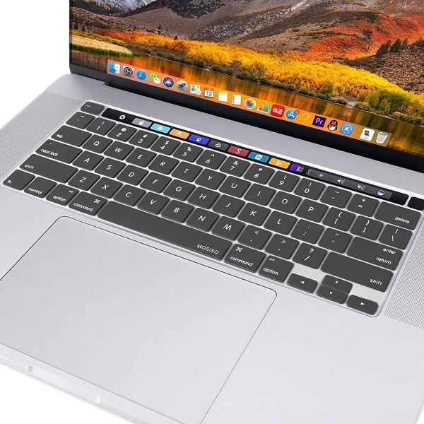 Keyboard Cover Skin For MacBook Pro 13 Pro 16 A2338 A2289 A2251 A2141 M1 M2 2020 to 2023 Grey - Image 6