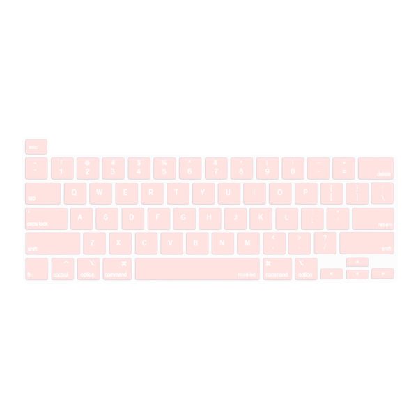 Keyboard Cover Skin For MacBook Pro 13 Pro 16 A2338 A2289 A2251 A2141 M1 M2 2020 to 2023 Pink