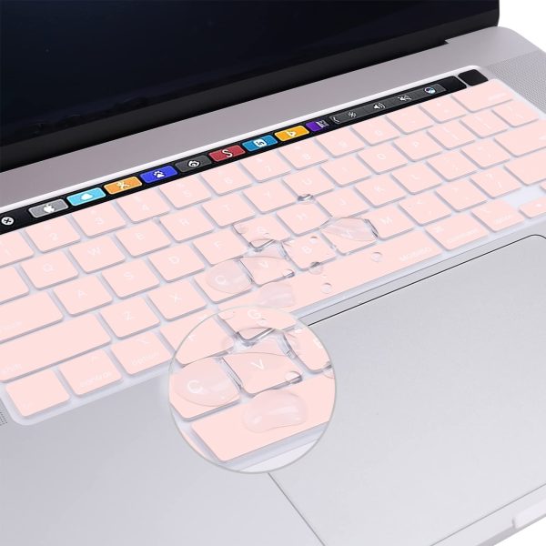 Keyboard Cover Skin For MacBook Pro 13 Pro 16 A2338 A2289 A2251 A2141 M1 M2 2020 to 2023 Pink - Image 4