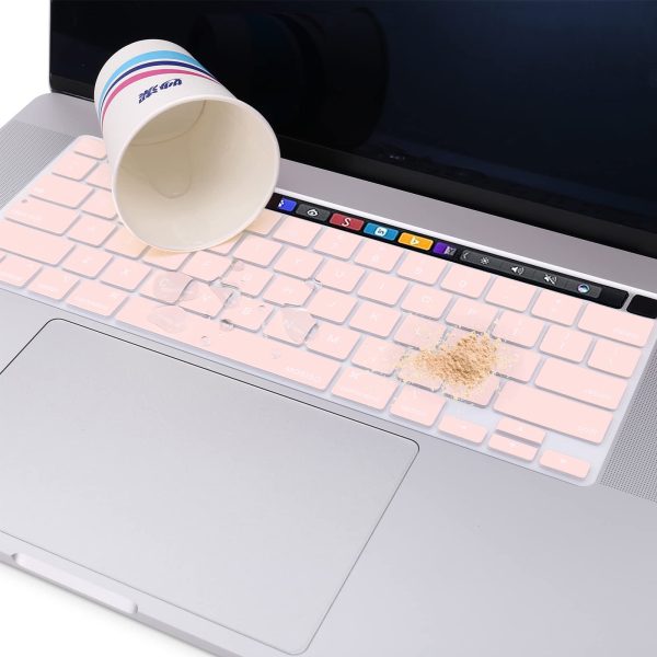 Keyboard Cover Skin For MacBook Pro 13 Pro 16 A2338 A2289 A2251 A2141 M1 M2 2020 to 2023 Pink - Image 5