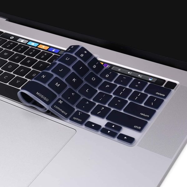 Keyboard Cover Skin For MacBook Pro 13 Pro 16 A2338 A2289 A2251 A2141 M1 M2 2020 to 2023 Navy Blue - Image 3