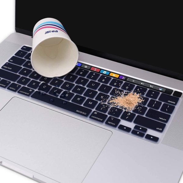 Keyboard Cover Skin For MacBook Pro 13 Pro 16 A2338 A2289 A2251 A2141 M1 M2 2020 to 2023 Navy Blue - Image 5