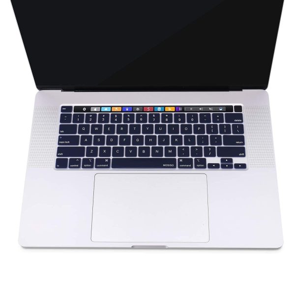 Keyboard Cover Skin For MacBook Pro 13 Pro 16 A2338 A2289 A2251 A2141 M1 M2 2020 to 2023 Navy Blue - Image 7