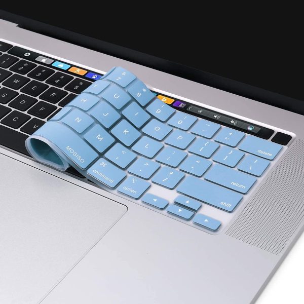 Keyboard Cover Skin For MacBook Pro 13 Pro 16 A2338 A2289 A2251 A2141 M1 M2 2020 to 2023 Sky Blue - Image 5
