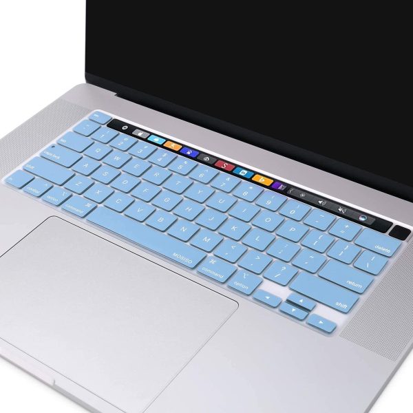 Keyboard Cover Skin For MacBook Pro 13 Pro 16 A2338 A2289 A2251 A2141 M1 M2 2020 to 2023 Sky Blue - Image 6