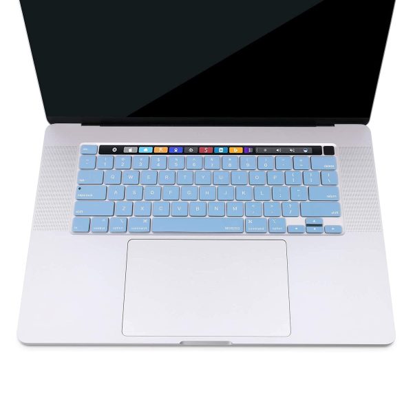 Keyboard Cover Skin For MacBook Pro 13 Pro 16 A2338 A2289 A2251 A2141 M1 M2 2020 to 2023 Sky Blue - Image 7