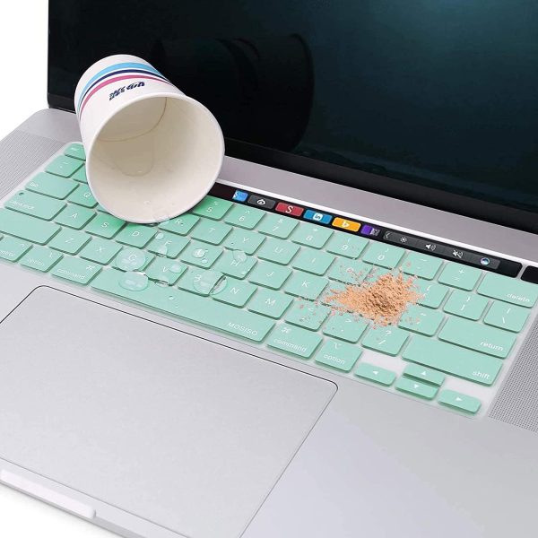 Keyboard Cover Skin For MacBook Pro 13 Pro 16 A2338 A2289 A2251 A2141 M1 M2 2020 to 2023 Mint Green - Image 5