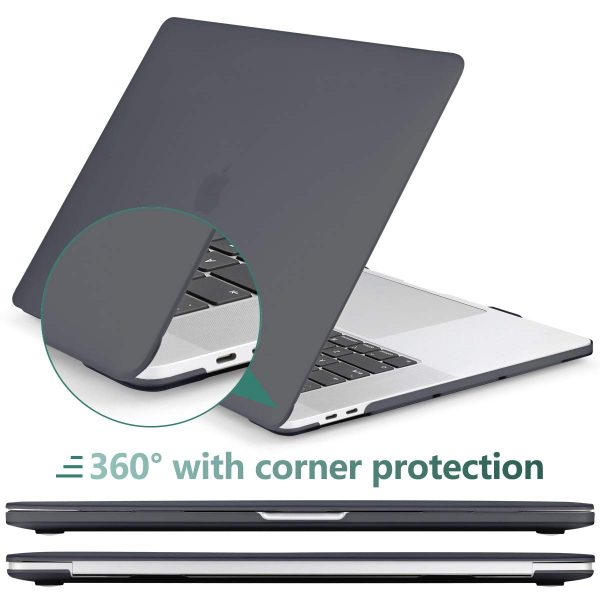 MacBook Pro 13 Inch Case 2016-2023 M1 M2 A2338 A2289 A2251 A2159 Hard Shell Case Keyboard Cover Black - Image 7