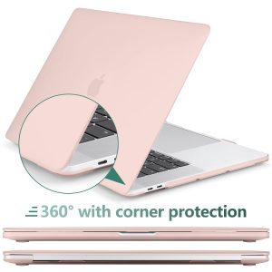 Suitable for  Sold Pink MacBook Pro 13 Inch Case 2016-2023 M1 M2 A2338 A2289 A2251 A2159 Hard Shell Case Keyboard Cover - Image 7