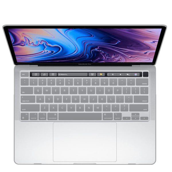 MacBook Pro 13 Inch Case 2016-2023 M1 M2 A2338 A2289 A2251 A2159 Hard Shell Case Keyboard Cover White - Image 8