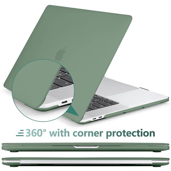 Suitable for  Midnight Green MacBook Pro 13 Inch Case 2016-2023 M1 M2 A2338 A2289 A2251 A2159 Hard Shell Case Keyboard Cover - Image 7