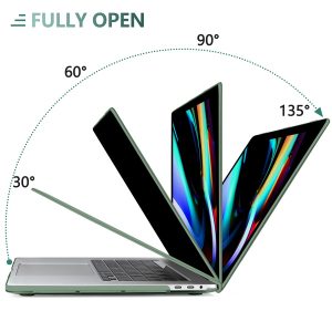 Suitable for  Midnight Green MacBook Pro 13 Inch Case 2016-2023 M1 M2 A2338 A2289 A2251 A2159 Hard Shell Case Keyboard Cover - Image 9