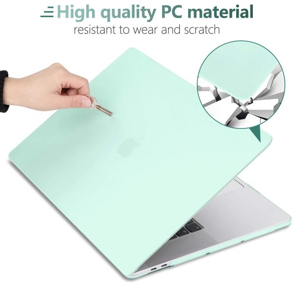 Suitable for  Green MacBook Pro 13 Inch Case 2016-2023 M1 M2 A2338 A2289 A2251 A2159 Hard Shell Case Keyboard Cover - Image 8