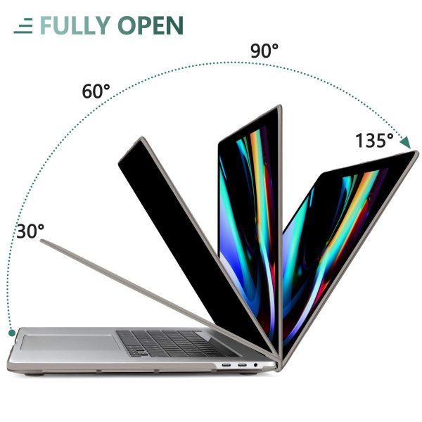 Suitable for  Grey MacBook Pro 13 Inch Case 2016-2023 M1 M2 A2338 A2289 A2251 A2159 Hard Shell Case Keyboard Cover - Image 8